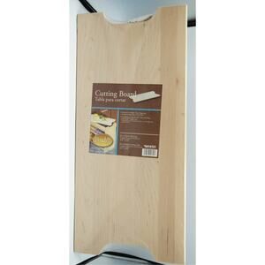 FindIt 2-Pack Solid Maple Cutting Boards – New Sealed – 12″×15″ & 15″×18″